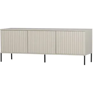 Woood Gravure TV-Board 150 cm grau Holz