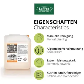 Lorito frisch u. sauber Grillreiniger 10 Liter starker Backofenreiniger