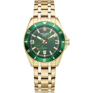 Swiss Military Swiss Alpine Military Quarz goldfarben 42 mm 7034.1114SAM