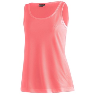 Maier Sports Funktionsshirt Petra Damen Tank-Top für Sport und Outdoor-Aktivitäten, ärmelloses Shirt rosa|rot 44