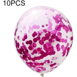 Cover-Discount 10er Set Konfetti Party Luftballons pink