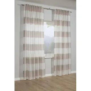 Sehlbach Blockstreifen Schlaufen 140 x 245 cm Rosa 1 St