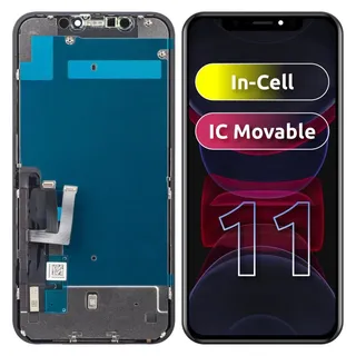 Zy Display Unit für iPhone 11, In-Cell IC Version, Schwarz (Display, Apple iPhone 11), Mobilgerät Ersatzteile, Schwarz