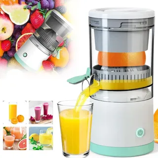Zitronenpresse Elektrisch Orangenpresse Saftpresse Tragbare USB-Aufladung Juicer Entsafter für Orange, Zitronen, Zitrusfrüchte
