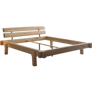 SchlafKONTOR Inger Bett, Eiche massiv 180x200 cm