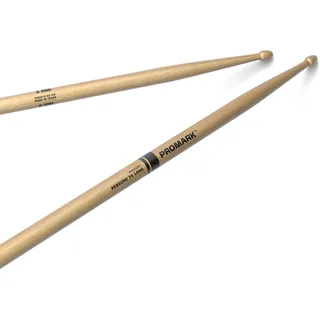ProMark Rebound 7A Long Hickory Drumsticks Acorn Wood Tip Paar Value Bundle