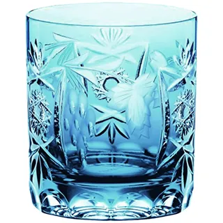 Nachtmann Whisky Glas, 250 ml, hellblau, Traube, 35891, Whisky Tumbler aus Bleikristall, spülmaschinenfest, Made in Germany, Aquamarin