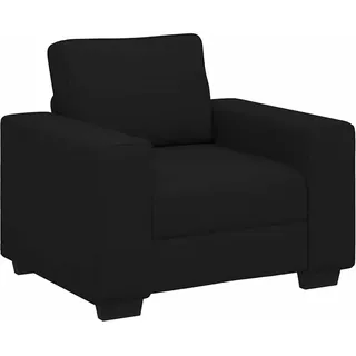 maison exclusive Sessel 52,8 x 82 x 77,9 cm Schwarz