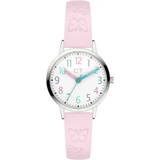 Cool Time The Cool Pink Butterfly 34 mm Analog Armband Pink