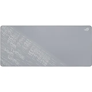 ASUS ROG Scabbard II Arctic Grey XXL-Gaming-Mauspad, 89,9 x 40,9 cm (erweitert/XXL-Größe), weiche Stoffoberfläche, Wasser- / öl-/staubabweisend, Anti-Strahl-Kanten, rutschfeste Unterseite, Grau