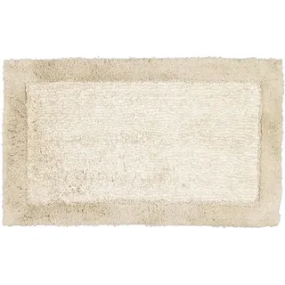 CAWÖ Luxury Home Two-Tone 590 Badteppich 60 x 100 cm sand