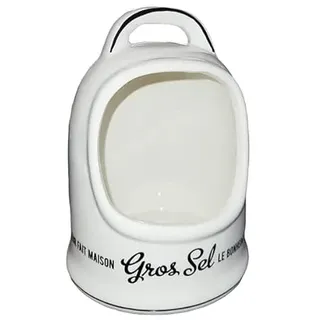 temerity Salzstreuer / Salt Shaker aus Keramik, Schwarz, 10 x 10 x 13,5 cm