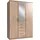 135 x 199 x 58 cm Braun/Beige