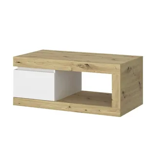 Sconto Luci Weiß Eiche 110 x 51 x 70 cm