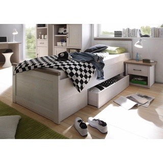 Begabino Jugendbett Luca, Kinderbett, Einzelbett weiß