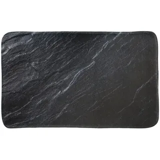 Sanilo Badteppich Granit schwarz 70 x 110 cm