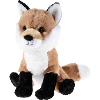 HEUNEC Misanimo Fuchs sitzend 21 cm Braun