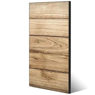 banjado Magnettafel 37x78cm Magnetwand Schwarz Aus Metall Magnetpinnwand Pinnwand Inkl. 4 Magnete Motiv Holzplanken