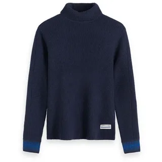 Scotch & Soda Fleecepullover Scotch & Soda Herren Pullover chic turtleneck 152375 blau M