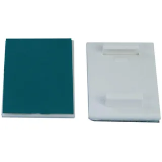 EXKLUSIV HEIMTEXTIL Ersatzteil Zubehör Set Klemmfix für Duo Doppelrollo und Plissee Universal Klebeplatten für Doppelrollo