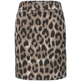 STREET ONE Midirock Style Happy Paperbag_print beige|braun 38