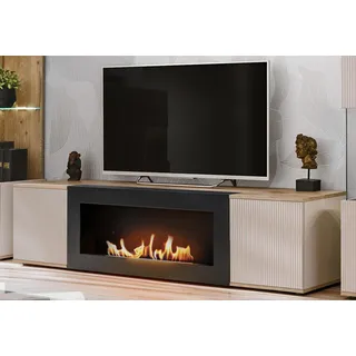 inn.furn Cathlyn Lowboard 160 cm Beige/Holzwerkstoff
