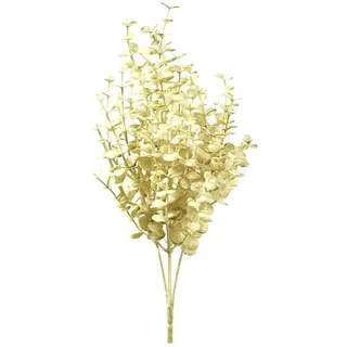 Eukalyptus-Busch 5 Zweige 35cm creme