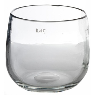Glasvase/Glasübertopf Dutz Pot md Mini H7 D10 Clear/klarglas Vase handgef...