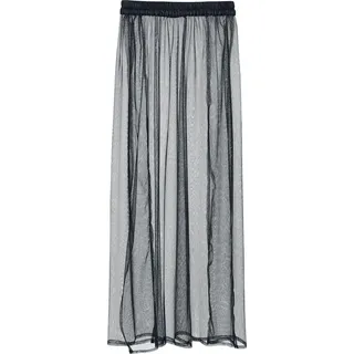 Gothicana by EMP Langer Rock Damen Transparent Schwarz S