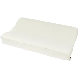 Meyco Baby Wickelauflagenbezug Offwhite (100% Baumwolle, 1-tlg., 50x70cm), 50x70cm weiß 50 cm x 70 cm