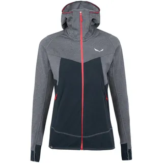 Salewa PUEZ HYBRID PL W FZ HDY Softshelljacke, navy blazer melange/6080, 44/38