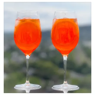 Topkapi Aperol Spritz Glas Grissenbach XL – Cocktail Glas, 450ml, Bleifreies Kristallglas für Aperol Spritz, Lillet, Hugo, Amalfi, Cocktails, 6 Stück