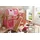 90 x 200 cm Buche massiv natur rosa-pink