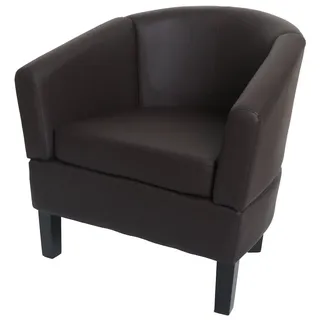 Mendler Lounge-Sessel HWC-O17 Kunstleder 0 x 0 x 0 cm Braun