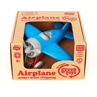 Green Toys - Sport-Flugzeug mit blauen Tragflächen