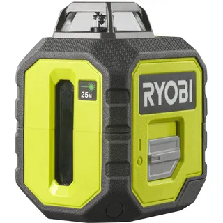 RYOBI Kreuzlinienlaser 360° 25 m, grün, selbstnivellierend