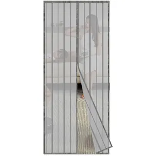 Sekey Insektenschutz-Tür 90 x 210 cm Grau