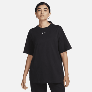 Nike Sportswear Essential Damen-T-Shirt - Schwarz, XS (EU 32-34)