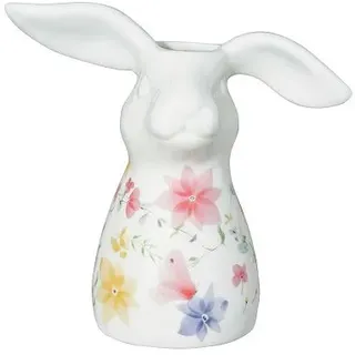 HUTSCHENREUTHER Frühlingsgrüße 2026 Hasen-Vase aus Porzellan 16 cm