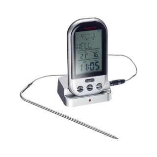 WESTMARK Digitales Funk-Bratenthermometer 12922260 , Inkl. 4 Batterien, AAA, 1,5V