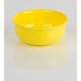 Kimmel Schüssel Schale Müsli Suppe Kunststoff Plastik Mehrweg bruchsicher stapelbar 10 cm, Gelb