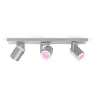 Philips Hue White & Color Ambiance Argenta 3-flg. aluminium