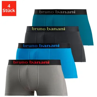 Bruno Banani Hipster 4er Pack blau / grau / grün / schwarz / türkis / petrol M