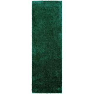 Bruno Banani Dana Hochflorteppich 67 x 250 cm Grün