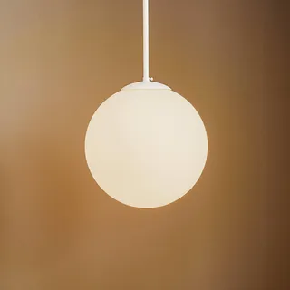 Hängelampe Dione ALDEX, dimmbar, weiß / opal, für Wohn- / Esszimmer, Glas, Modern, Pendelleuchte - 30 cm - 30 cm - 120 cm