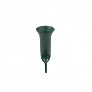 Testrut Grabvase 26 cm Grün