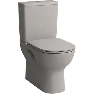 Laufen LUA Stand-WC mit WC-Sitz Manhattan spülrandlos