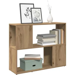 YITHOPI Bücherregal/Raumteiler Artisan-Eiche Fernsehmöbel TV Sideboard für Arbeitszimmer Empfangsraum 80x24x63 cm