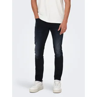 Only & Sons ONSLOOM Slim Fit Blue Black Denim 34/34