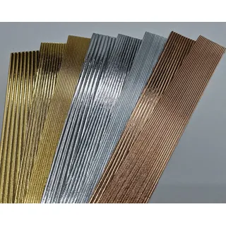 Silkes-Kerzenladen Wachsstreifen/Verzierwachs ★ GOLD 3mm ★ VST 07